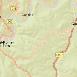 Saint-Georges-de-Luzençon Street Map