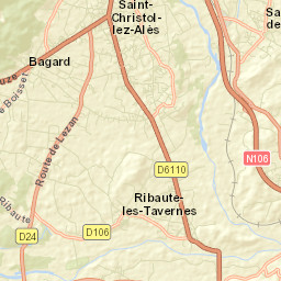 Saint-Hilaire-de-Brethmas Street Map