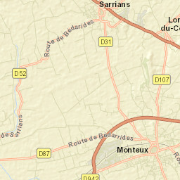 Sarrians Street Map