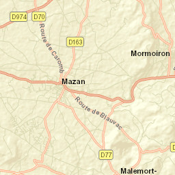 Mazan Street Map