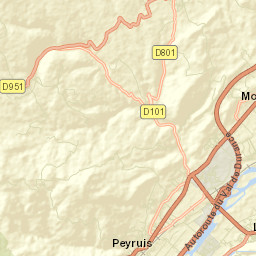 Les Mées Street Map