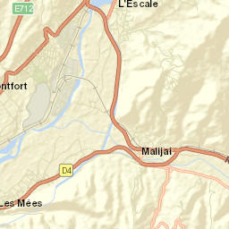 Malijai Street Map