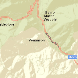 Saint-Martin-Vésubie Street Map