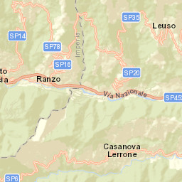 Aquila di Arroscia Street Map