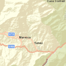 Campo Tizzoro Street Map