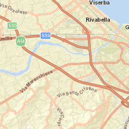 Santa Giustina Street Map