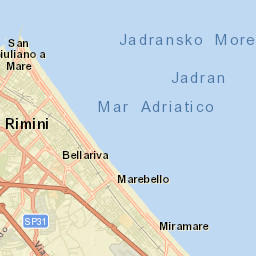 Rivazzurra Street Map