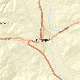Bugojno Street Map