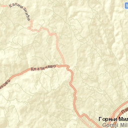Gornji Milanovac Street Map