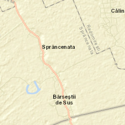 Sprâncenata Street Map