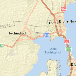 Oraş Eforie Street Map