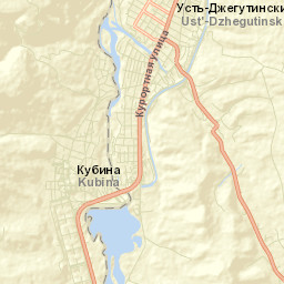 Prikubanskiy Rayon Street Map