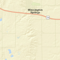 203 6th Street Northeast Wessington Springs SD Street Map