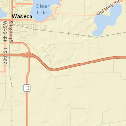 Waseca Street Map