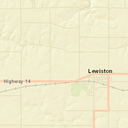 Lewiston Street Map