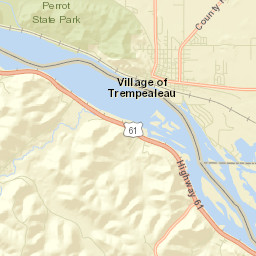 Trempealeau Street Map