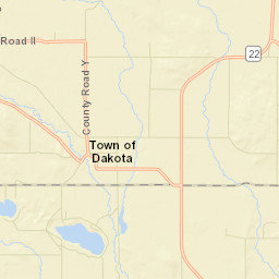 Dakota Street Map