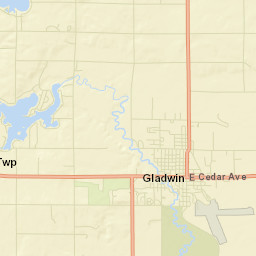 Gladwin Street Map