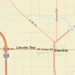 Standish Street Map