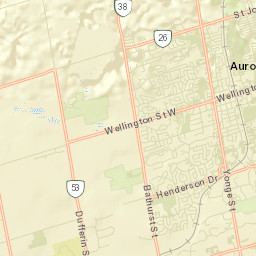 Aurora Street Map