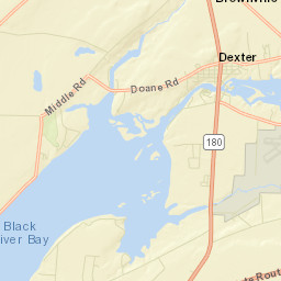 Dexter New York Street Map