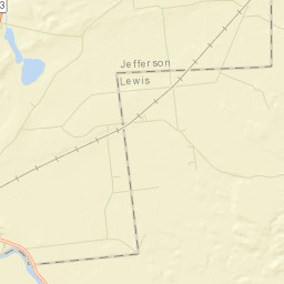 Texas New York Street Map