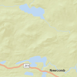 Newcomb New York Street Map