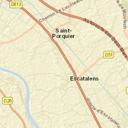 Saint-Porquier Street Map