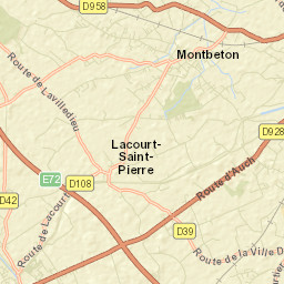 Montbeton Street Map
