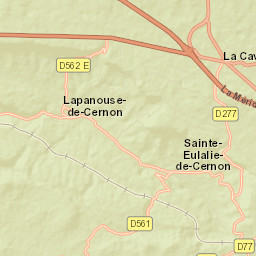 La Cavalerie Street Map