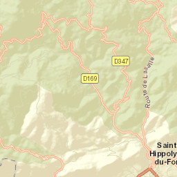Saint-Hippolyte-du-Fort Street Map