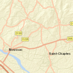 Saint-Chaptes Street Map