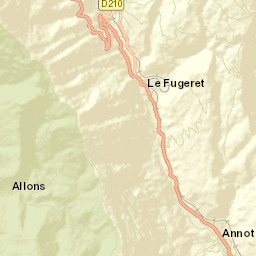 Annot Street Map