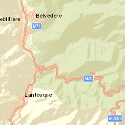 Lantosque Street Map