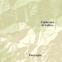 Fabbriche di Vallico Street Map