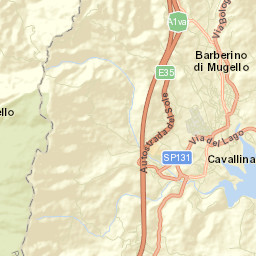 Barberino di Mugello Street Map