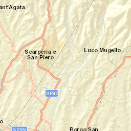 Luco Mugello Street Map