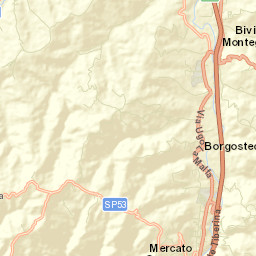 Mercato Saraceno Street Map