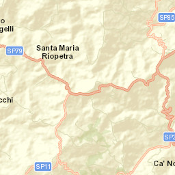 Sogliano al Rubicone Street Map