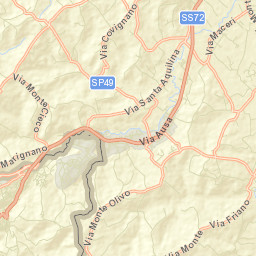 Serravalle Street Map
