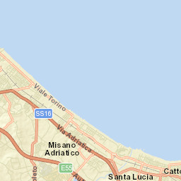 Cattolica Street Map