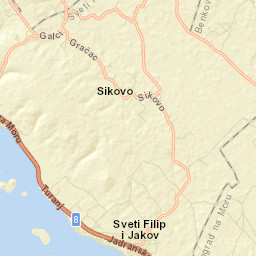 Sveti Filip i Jakov Street Map