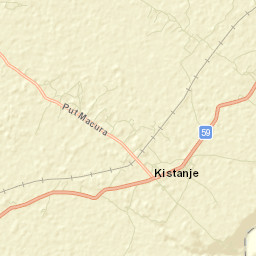 Kistanje Street Map