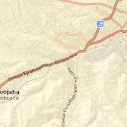Kragujevac Street Map