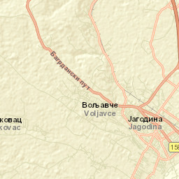 Jagodina Street Map