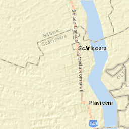 Comuna Scărişoara Street Map