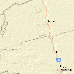 Comuna Beciu Street Map
