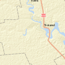 Comuna Troianul Street Map