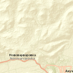 Anuchinskiy Rayon Street Map
