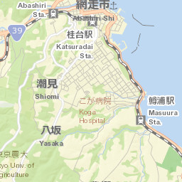 Abashiri Street Map